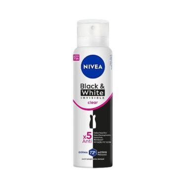 Imagem de Desodorante Nivea Aerosol Black e White Clear 150ml