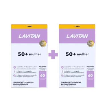Imagem de Kit 2 Lavitan 50+ Mulher Vitalidade 60 Comprimidos cada - CIMED