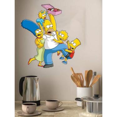Imagem de Adesivo De Parede The Simpsons - Lojinha Da Luc Adesivos