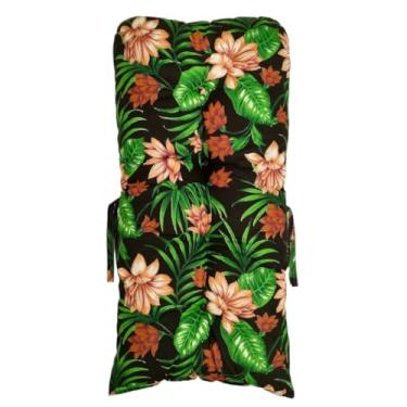 Imagem de Almofada 95x45cm para Bancos, Cadeiras e Sofás - Apoio Lumbar Ergonômico, Suave e Durável, Versátil para Casa, Office e Outros Móveis (ip116 FOLHAGEM)