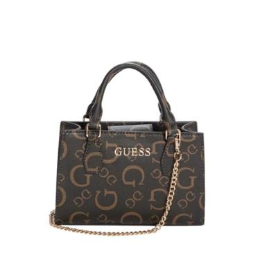 Imagem de GUESS Mini bolsa feminina com logotipo ampliado Eldoria Factory