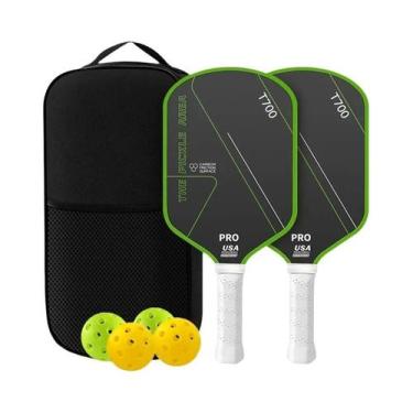 Imagem de Raquete De Pickleball Em Fibra De Carbono T700 Aprovada Pela USAPA Com
