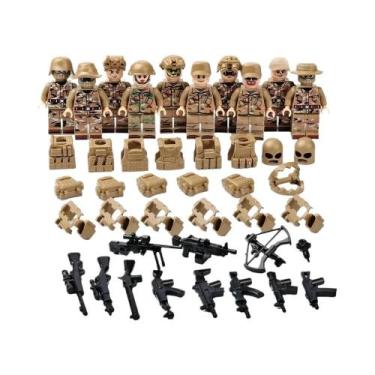 Imagem de Bonecos Humanoides Mini Para Crianças, Blocos De Montar, Brinquedos De