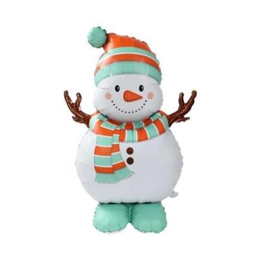 Imagem de Balão De Natal Grande Em Papel Alumínio, Papai Noel, Boneco De Neve, Q