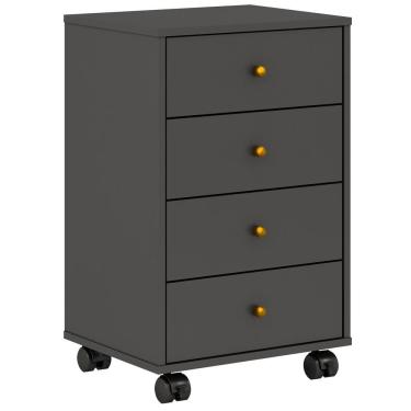 Imagem de Gaveteiro Office Presence Com Rodizios 29110 Grafito Demobil