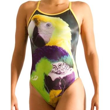 Imagem de Maiô Feminino Duramax Arara Hammerhead Natação Hidroginástica