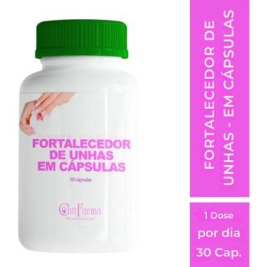Imagem de Fortalecedor De Unhas Com Vitaminas E Colágeno 30 Cápsulas Auxilia No 