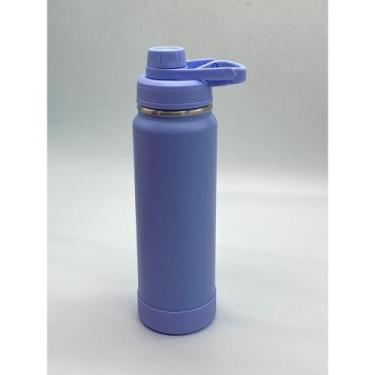 Imagem de Garrafa Térmica 800ml - Duplamente Isolada a Vácuo, Base Emborrachada 