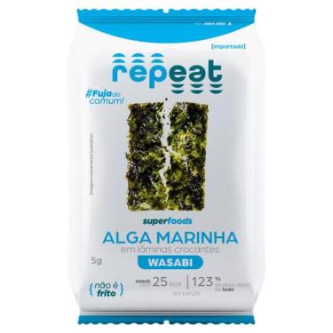 Imagem de Snack De Alga Marinha Wasabi Repeat 5g