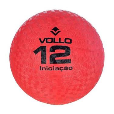Imagem de Bola de Iniciação Vollo Recreação Borracha 12 anos, Vermelho, 12 anos
