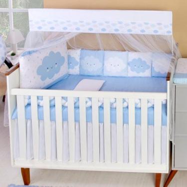 Imagem de Kit Berço Americano Almofadinhas Bebê Menino 13 peças - Avm Enxovais, 