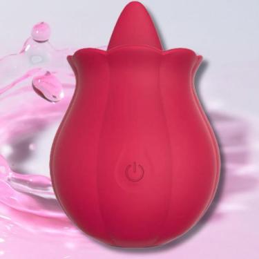 Imagem de Sugador de Clitóris Vibrador Sucção Clitóris Estimulação Flor Brinqued
