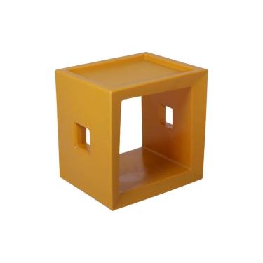 Imagem de Estante Cubo Tramontina Amarelo Tucano em Polietileno