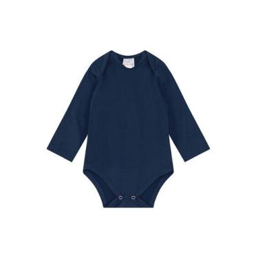 Imagem de Body bebê unissex térmica leve Brandili Baby-Azul, Azul, GG