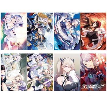 Imagem de Pôster Azurs Lanes Anime Art 42x29cm 8 unidades/lote de papel 300g - Y