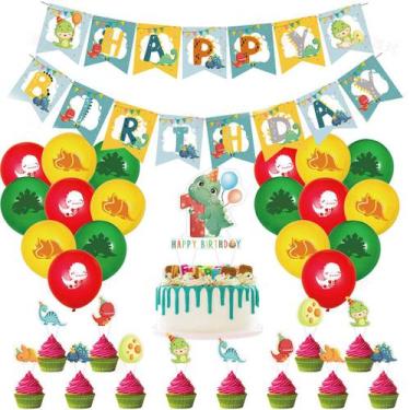 Imagem de Kit de balões para festa de 1º aniversário, 32 unidades de balões de l