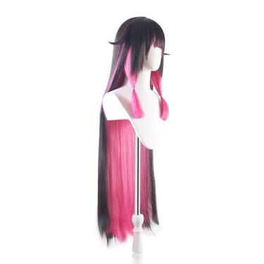 Imagem de Peruca de cosplay Genshins Impacts Columbinas Synthetic Hair 110 cm - 