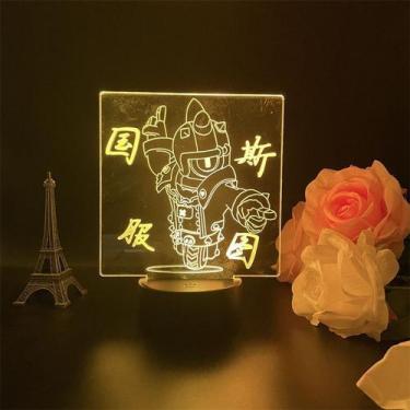 Imagem de Luz noturna LED 3D Brawls Stars Stus Color Changing Kids - yiweisai