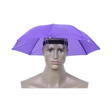 Imagem de Chapéu De Sol Portátil E Dobrável À Prova d'Água, Anti-UV, Guarda-Chuv