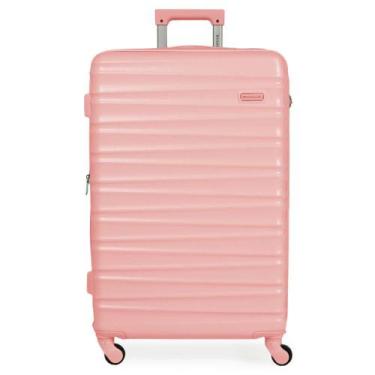 Imagem de Mala de Viagem Grande 32 kg ABS 4 Rodas Saint Romain Rosa - Bagaggio, 