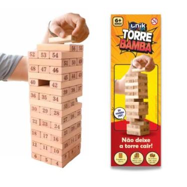 Imagem de Torre de Equilíbrio em Madeira - UNIK TOYS