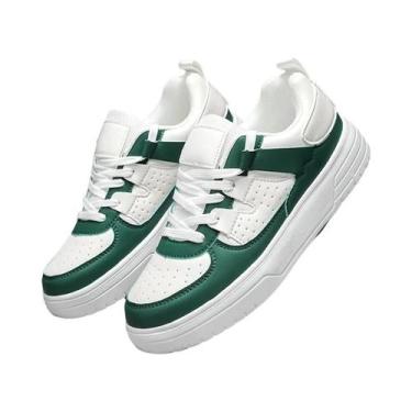 Imagem de Tênis Casuais Esportivos Masculinos Para Aumento De Altura, Ultra-Leve