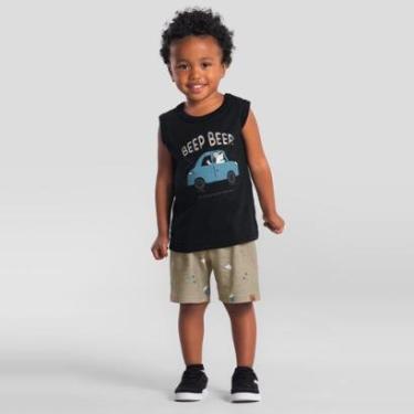 Imagem de Conjunto infantil menino de carrinho Brandili-Masculino