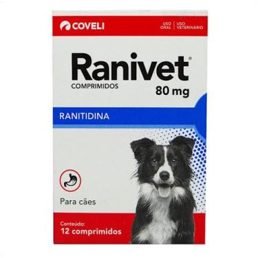 Imagem de Ranivet 80mg com 12 comp para cães coveli