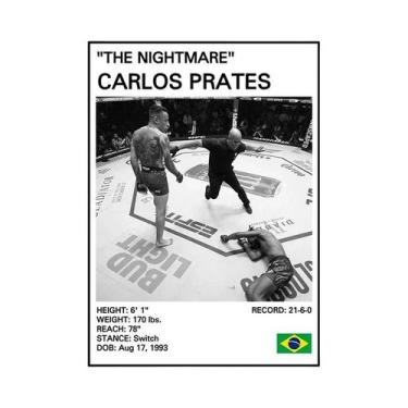 Imagem de Pôster Em Tela Lendas Do Boxe Preto E Branco - Arte Inspiradora Para A