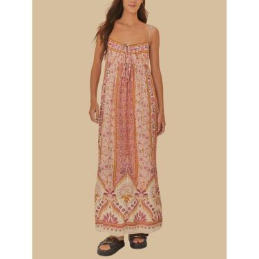 Imagem de Vestido Cropped Estampado No Meu Jardim Farm Cor:;Tamanho:GG-Feminino