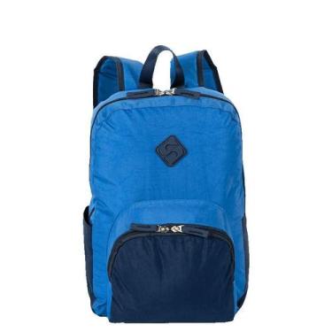 Imagem de Mochila Sestini Happy Crinkle 2 Double - Azul, Azul