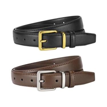 Imagem de Cinto Feminino Macio Com Fivela Larga, Moda Tendência Para Saias E Cal