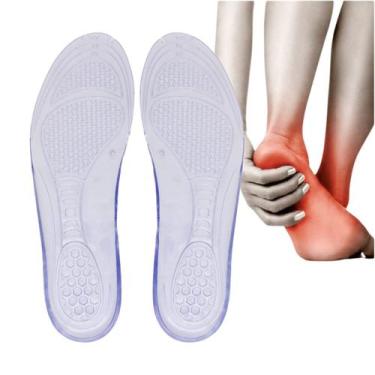 Imagem de Palmilha de Gel Silicone Ajustável Confortável Absorção de Impacto - I