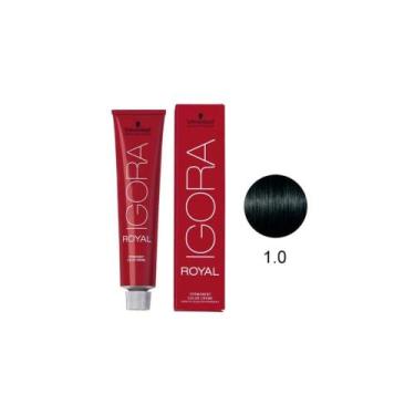 Imagem de Coloração 1.0 Preto Natural Igora 60ML - Schwarzkopf Professional