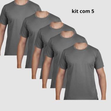 Imagem de Kit 5 Camiseta Unisex Dry Fit Academia Treino Corrida - Elisa Lucas, G