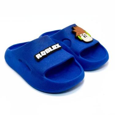 Imagem de Chinelo Slide Nuvem Menino Gamer Roblo Jogo Confortável Macio Anatômic