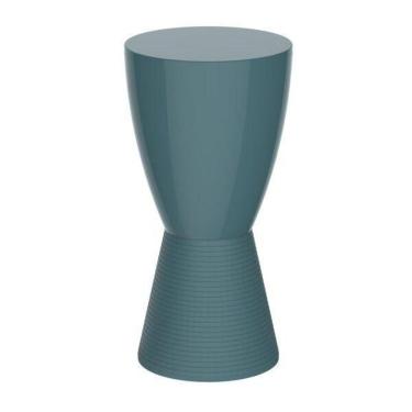 Imagem de Banqueta Alta Carbo Área Externa E Interna Polipropileno Assento Plástico 66,5 Cm Azul Im In Home