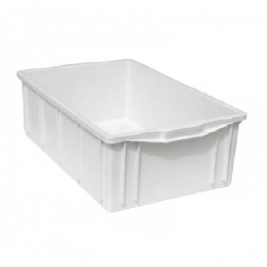 Imagem de Caixa Plástica com Tampa Caixa Plastica 39,5L para Organização Doméstica em Plástico Em...