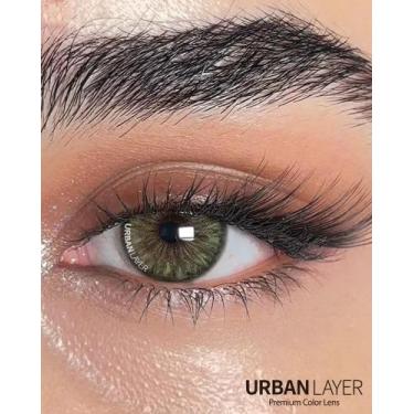 Imagem de Lentes de Contato Urban Layer Cleopatra Lime (COM E SEM GRAU), SEM GRA