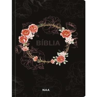 Imagem de Bíblia Sagrada NAA - Flores Preta - PUBLICACOES PAO DIARIO, Sortido