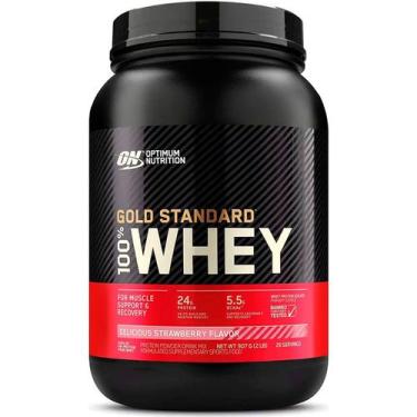 Imagem de Whey Protein Gold Standard Morango (907g) Optimum Nutrition