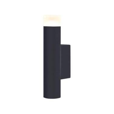 Imagem de Arandela Cilindro Luxo Preto 14,5cm Led 3W 3 em 1 Bivolt - EMBU LED