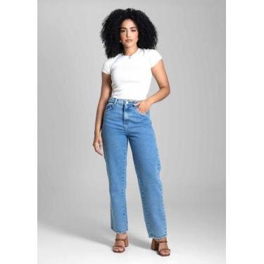 Imagem de Calça Jeans Feminina Sawary Reta - 282882, Azul, 40