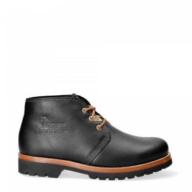 Imagem de Bota feminina preta com detalhe de couro - WEST