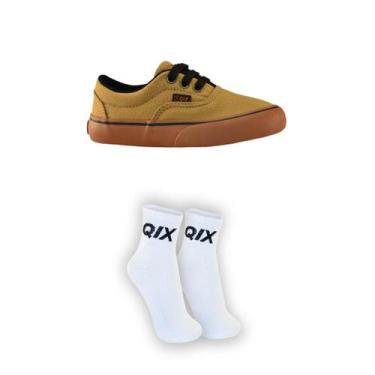 Imagem de KIT Tênis QIX Sunset e MEIA QIX Masculino Feminino Macio Causal, 40, A