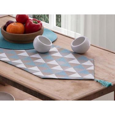 Imagem de Trilho de Mesa Esplendor Boston 032x150cm Jolitex, Marrom e Bege, Reta
