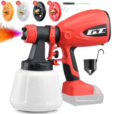 Imagem de Pulverizador de Tinta Sem Fio GOTUU para Bateria Milwaukee 18V - 1200m