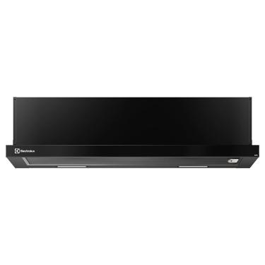 Imagem de Depurador de Ar Retrátil de Embutir Electrolux DE9RB 90cm 3 Velocidades Aço Pintado Preto 110V