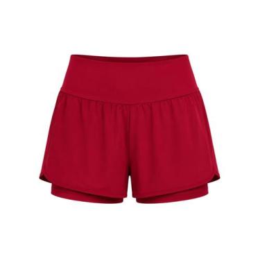 Imagem de Shorts Run Nay Sport SH31 Feminino Com Bolso Interno Dry Poliamida T. 