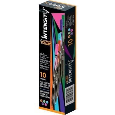 Imagem de Caneta com Ponta Porosa Intensity 0.4MM Sortidas CX.C/10 - BIC